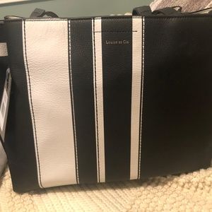 NWT - LG LOUISE ET CIE  LEATHER TOTE - RETAIL $298